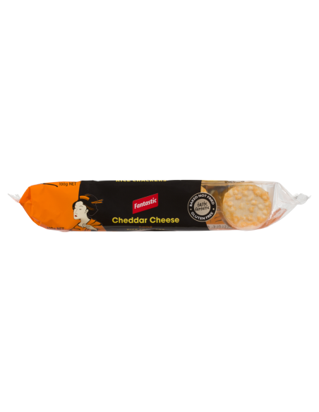 Fantastic Cheddar Cheese Rice Crackers 100g x 12