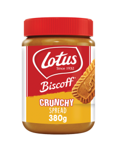 Lotus Cruschy Biscoff Biscuit Spread 380g x 1