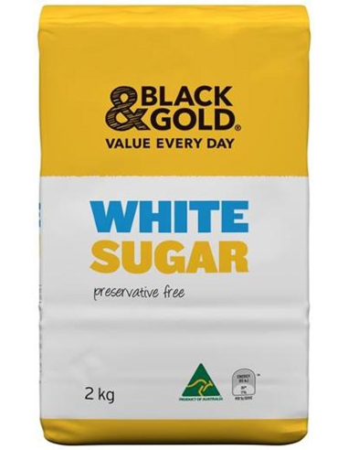 Black & Gold Sugar White 2 kg x 1
