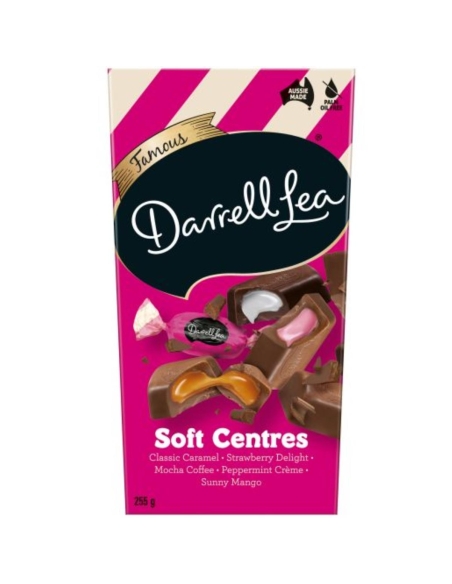 Darrell Lea Soft Centre Chocolates 255g x 6