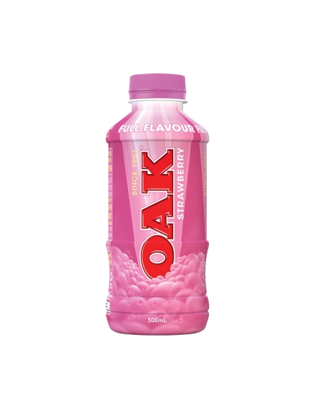 Oak Fresa de leche flameada 500ml x 6