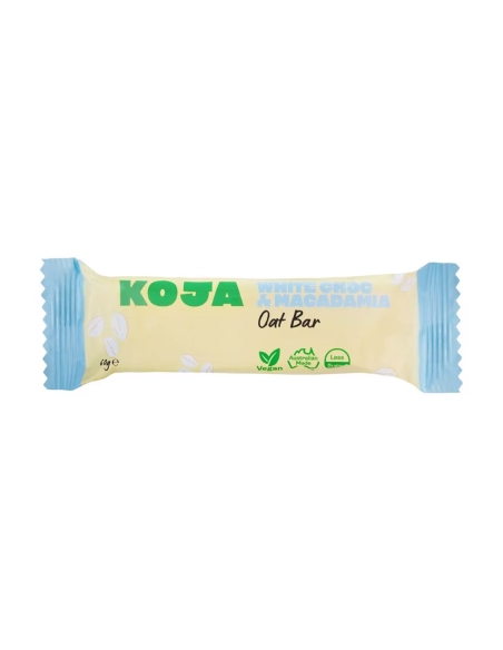 Barra de avena Koja White Choc Mac 60 g x 12