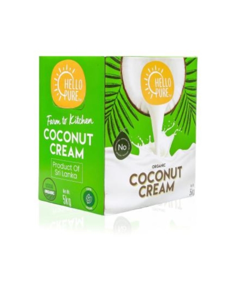 Hello Pure Coconut Cream Organic 5Kg x 1