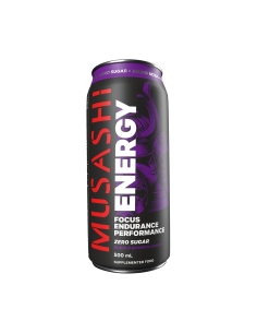 Musashi Energy Drink Purple Grape 500ml x 12