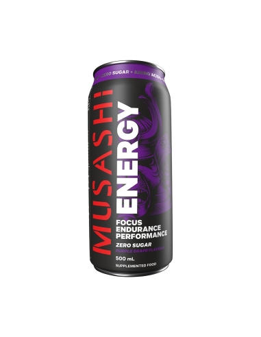 Musashi Energy Beure raïm porpra 500ml x 12