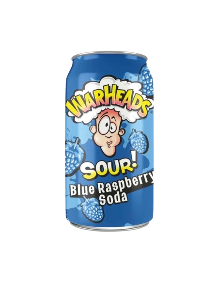 Warheads SOUR SOST BLUE RASPBERRY 355ML X 12