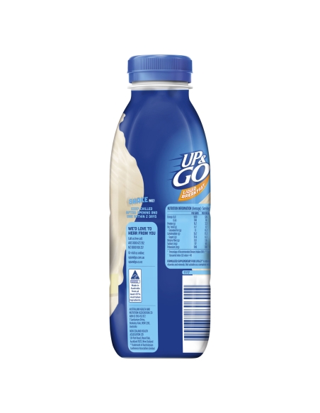 Botella de vainilla para arriba 500ml x 12