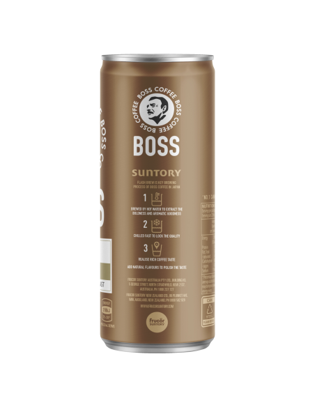 Boss Coffee Latte 237ml Can x 12