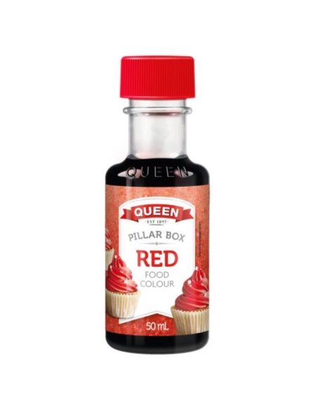 Queen Kolor ciasta Pudełko pionowe Czerwone 50 ml x 1