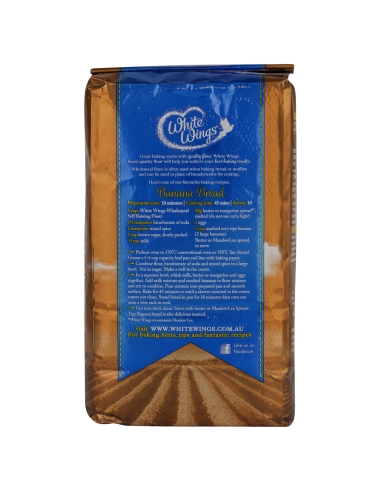 White Wings Wholemeal Self Raising Flour 1kg x 1