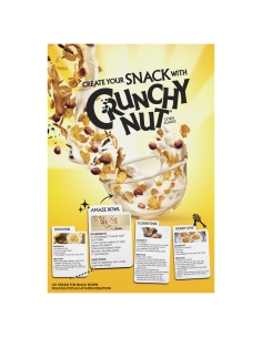 Kelloggs Płatki kukurydziane Crunchy Nut 380g x 1 2