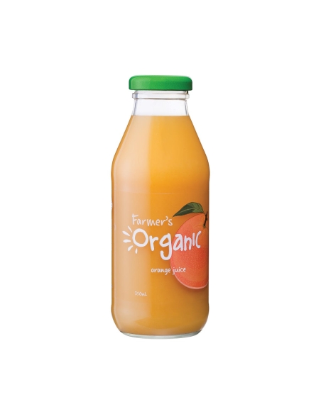 Farmer's Organic Orange Juice 375ml x 12