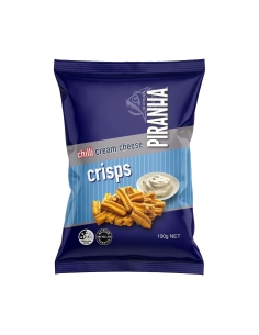 Piranha Chilli Crema de queso Crisps 100g x 14