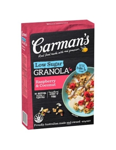 Carmans Granola al lampone e cocco a basso contenuto di...