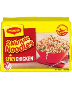 Maggi Spicy Chicken 2 Minute Noodles 5 Pack 76g x 6
