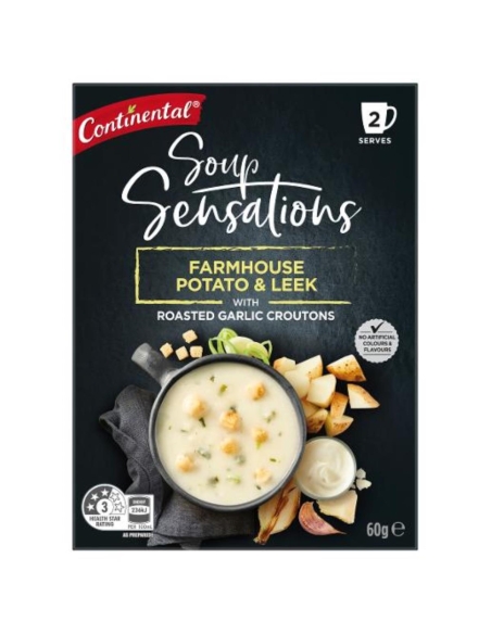 Continental 农家土豆韭葱浓汤 60 克 x 7