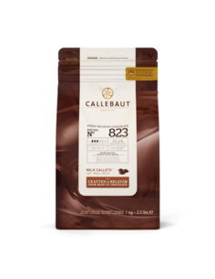 Callebaut チョコレートのクーバーチャミルクの列2.5kg x 1
