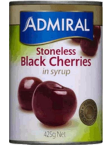 Admiral Cherry Sugarless Zwarte siroop 425g x 1