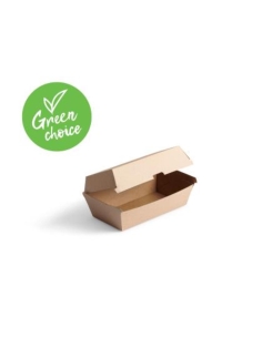 Caterers Choice Boîte de collation de conteneur régulière Kraft 175 par 90 par 84mm x 50