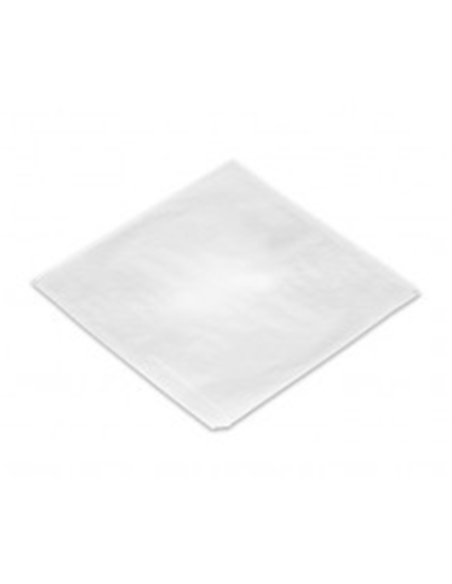 Greenmark Paper Bags Flat 3f White 235x200mm 500 Pack x 1