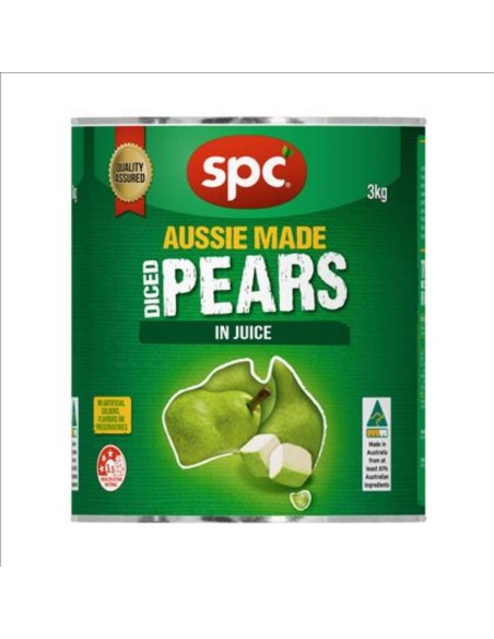 Spc Pears Diced In Juice 3kg x 1