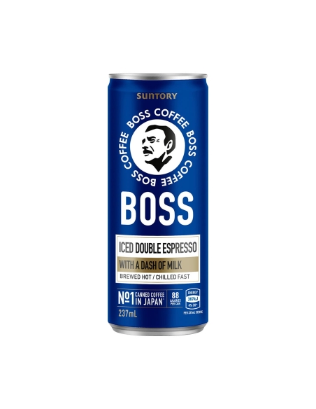 Boss Coffee Iced Double Espresso 237ml x 12