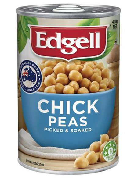 Edgell Chick Peas 400g x 1