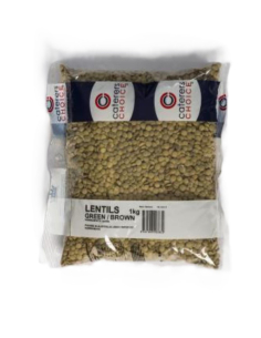 Caterers Choice Lentejas marrón verde 1kg x 1