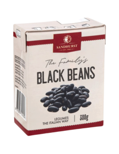 Sandhurst Black Beans 380g x 1