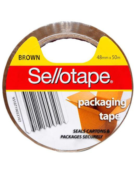 Sellotape Brown Packaging Tape 48mm X 5m 1ea x 5