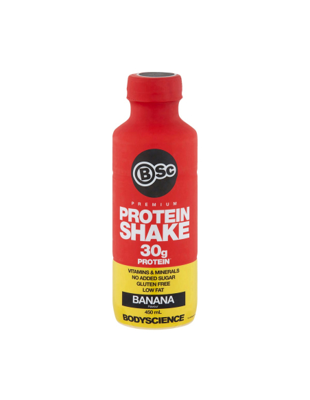 Body Science Protein Shake Banana 450ml x 6
