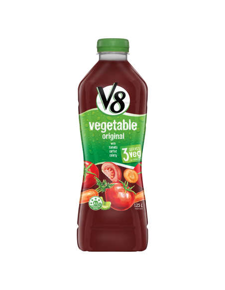 Campbell Soups V8 Juice Vegetable Original 1.25ltr x 1