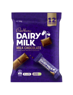 Cadbury Pakiet akcji czekolady Dairymilk 144g x 14