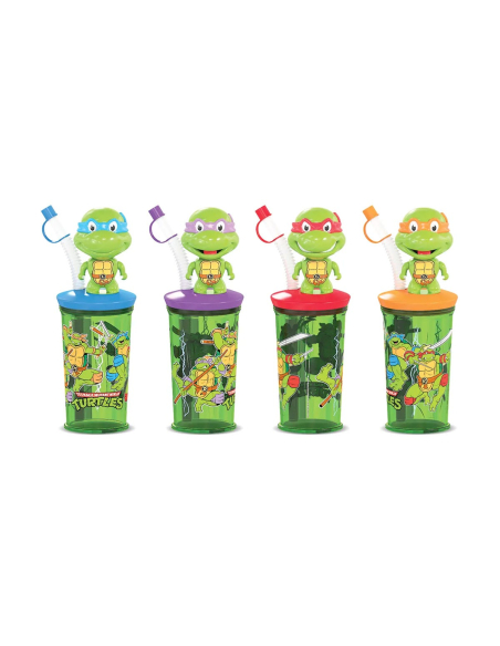 Drink & Go Tmnt taza con candys de jalea 10g x 12