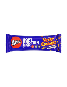 Bsc Soft Protein Bar Violet Crumble Chocolat Honeycomb 55g x 12