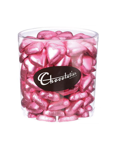 Chocolatier Pink Heart Tubs 1kg x 1
