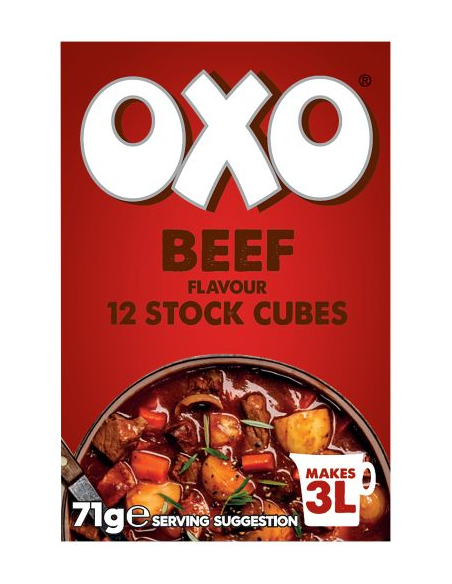 Oxo Beef Stock Cubes 12 Pack x 1