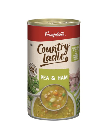 Campbell Soups カントリーレーリースープホームスタイルピーアンドハム500g x 1