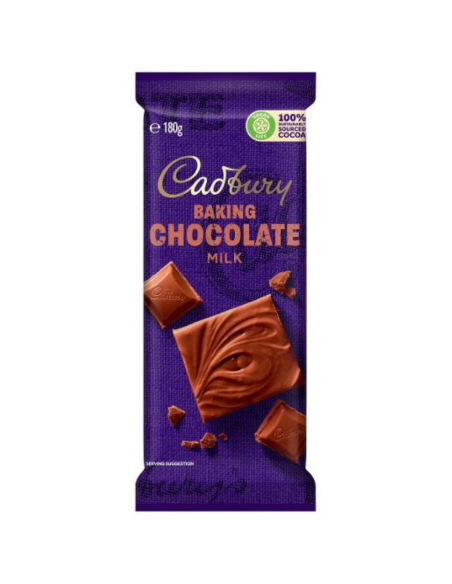 Cadbury Milchbackschokolade 180g x 1