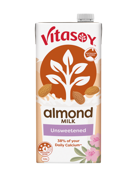 Vitasoy Unsweetened Almond Milk 1ltr x 1