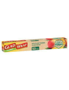 Glad Wrap z tworzywa sztucznego na bazie 30 cm 50 m x 12