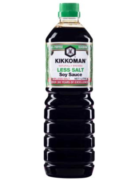 Kikkoman Sauce Soy 43% Less Salt 1ltr x 1