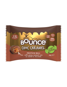 Bounce Choc Caramel-Proteinkugel 40g x 12