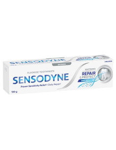 Sensodyne Reparar y proteger la pasta de dientes blanqueador 100G x 12