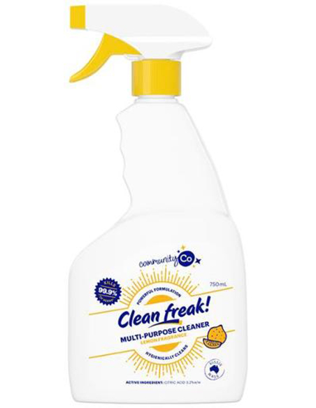 Community Co Clean Freak Multipurpose Cleaning Spray 750ml x 6