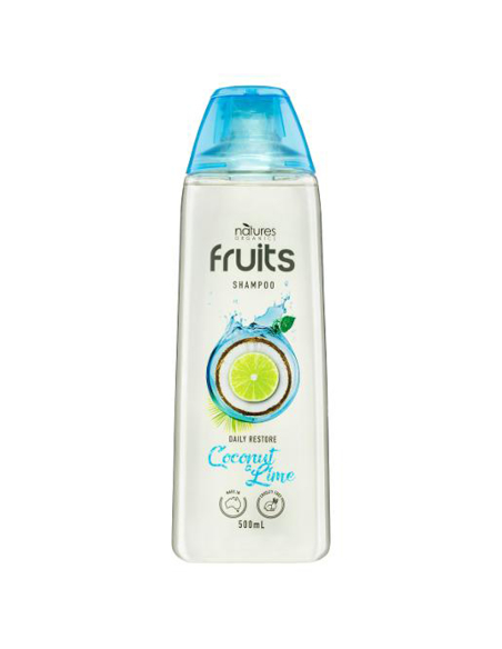Natures Organic Shampoo di cocco e lime 500ml x 1