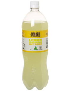 Black & Gold Lemon Soft Boisson 1.25LTR x 1