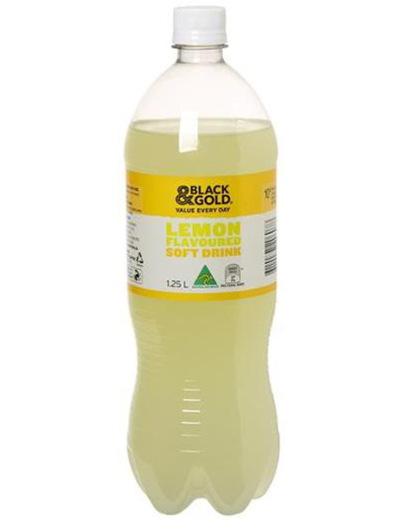 Black & Gold Zitronen-Soft-Getränk 1.25LTR x 1
