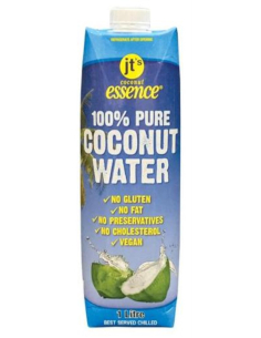 Jt's Kokosnuss-Essenz 100% Kokosnusswasser 1ltr x 1