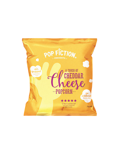Pop Ficton Cheddar Cheese Popcorn 13g x 30